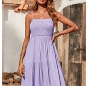 PRETTYGARDEN Light Purple Maxi Dress – Size XL